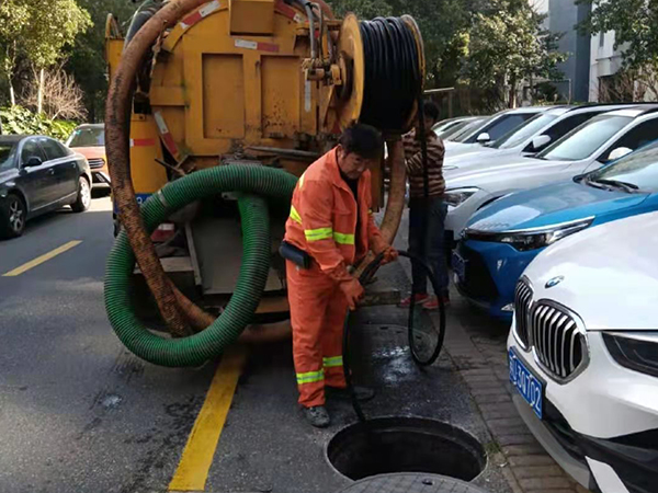 路北排污管道清淤